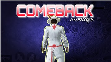 comeback ⚡ | bgmi montage | SAMSUNG,A3,A5,A6,A7,J2,J5,J7,S5,S6,S7,A10,A20,A30,A50,A70