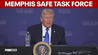 President Donald Trump at Memphis Safe Task Force Roundtable
