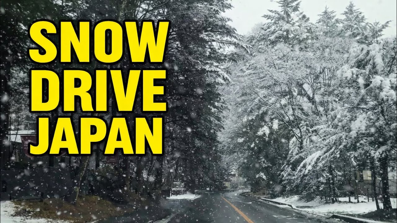 Snowy Drive in Karuizawa, Nagano, Japan 🇯🇵 | 4K | No Talking | Winter Road Trip | March 2026