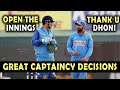 5 Captaincy Decisions which changed Indian Cricket Forever | MS Dhoni Ft.