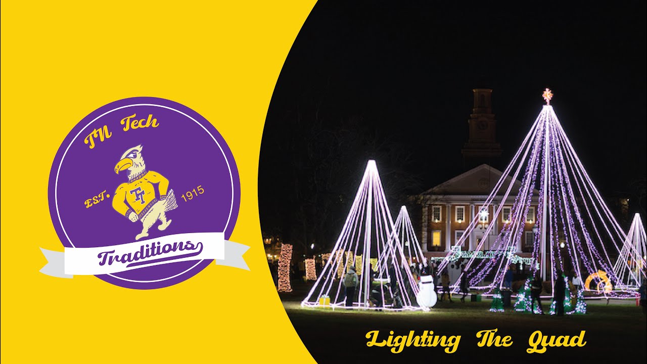 Tennessee Tech Traditions Lighting the Quad YouTube