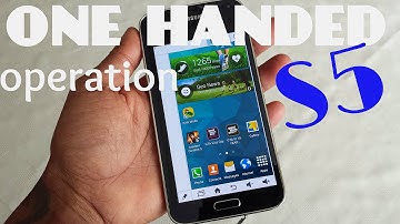 Samsung Galaxy S5 (ONE HANDED OPERATION DEMO!!)