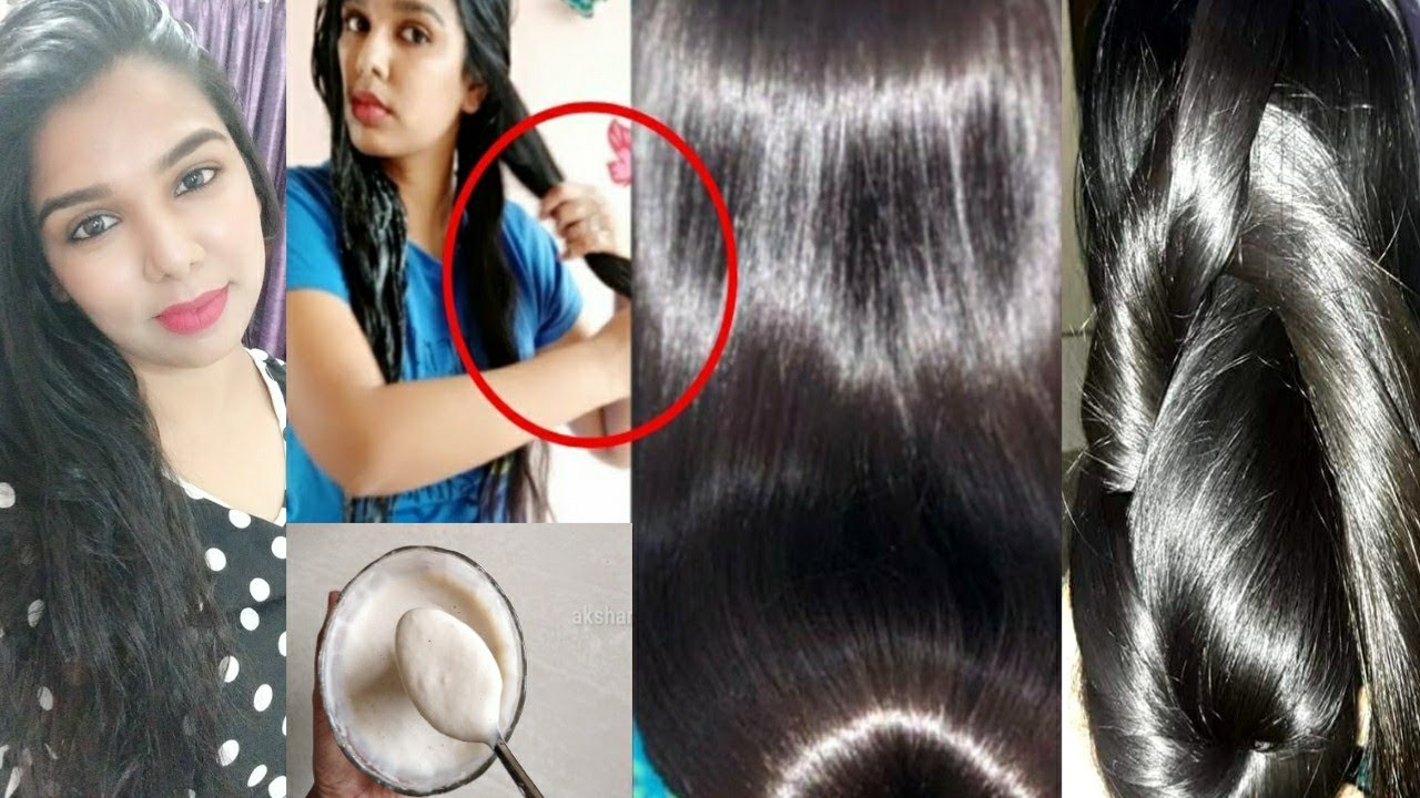 Hair Smoothing Treatment at Home| தமிழ் | How to get Smoother & glossy  shiny hair? - YouTube