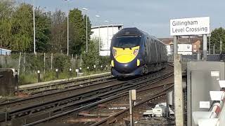 Southeastern Highspeed 395012+395007 Arriving into Gillingham Railway Station, Kent, CML