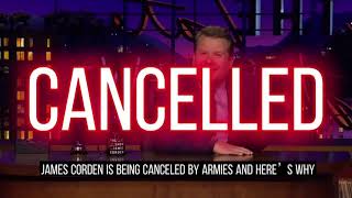 James Corden is being CANCELLED by BTS Army +full video and commentary