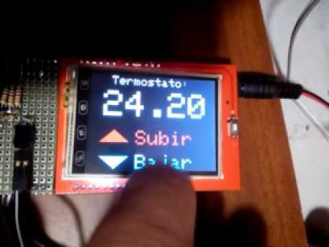 Termostato Calefaccion Con Arduino Mega Y Tft 2 4 Youtube