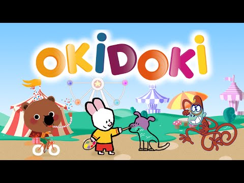 Okidoki TV : le meilleur des dessins animés et jeux éducatifs pour les 2 - 6 ans.