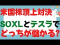 (米国株)SOXL脅威の150倍とグロース王者のテスラ株を徹底比較～どっちが儲かる？レバナス,アップル株,エヌビディア株,VOO,VTI,QQQ,TECL,SPXLもひれ伏す二大帝王は○○に大注目！