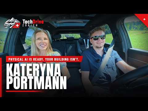 In-car interview driving through Zürich with Kateryna Portmann on Swiss deep tech, AI and robotics