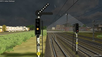 Attention - Route Indicator - Caution - Attention - Proceed [4 Aspect Signal] | #MSTS | #MSTSshorts
