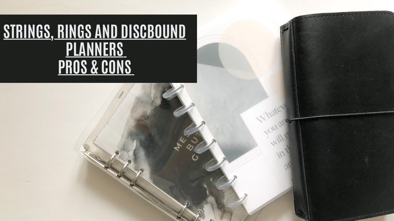 Types of Planners | Pros & Cons of Ring Planner, Traveler's Notebook and Discbound Planner