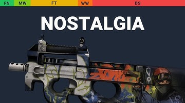 P90 Nostalgia - Skin Float And Wear Preview
