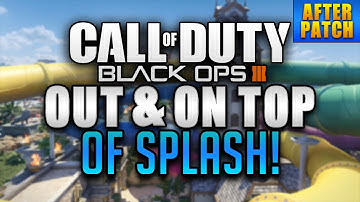 Black Ops 3 Glitches & Tricks - Out & On Top Of Map on Splash! *AFTER PATCH*