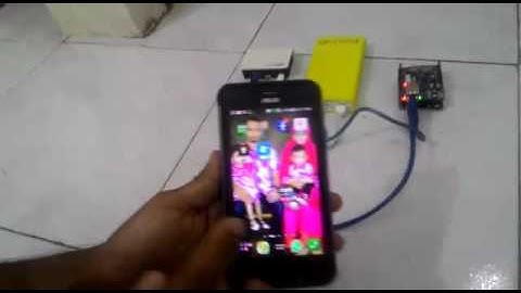 control led at RTU (arduino uno + ethernet shield R3) via wifi, use app iPlc (android)