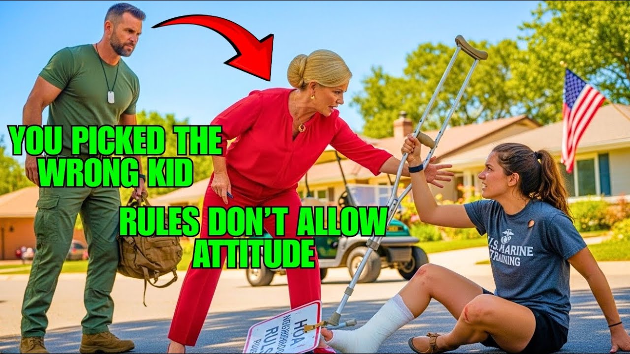 Карен из HOA сломала моей дочери-подростку ноги — а потом узнала, что девушкам-морпехам не нужны ...