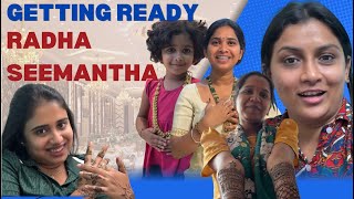 Radha Seemantha - Get Ready With Us Traditional Seemantha Preparation Allu Raghu Sushmitha