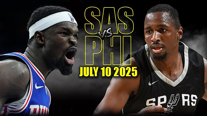 Philadelphia 76ers vs San Antonio Spurs Full Game Highlights - July 10, 2025 | NBA Summer League