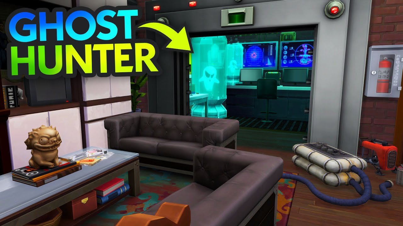 GHOST HUNTER APARTMENT 👻 // Sims 4 Speed Build YouTube