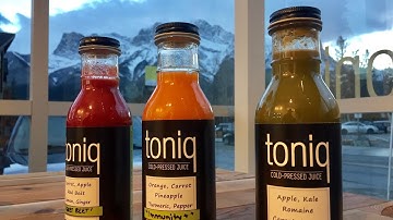 Two Cowboys: Getting in Shape and Living More Healthy with TONIQ Juice in Canmore, Alberta, Canada