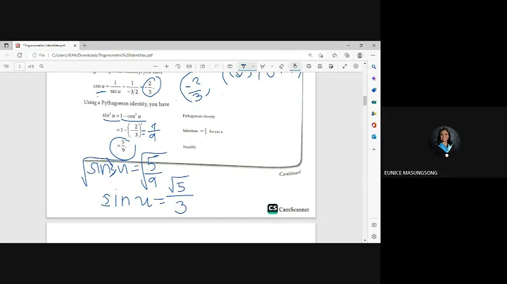 FUNDAMENTAL TRIGONOMETRIC IDENTIES