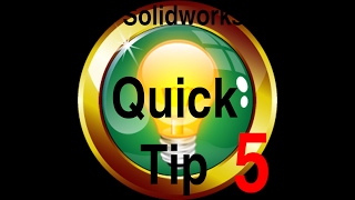 Famous Solidworks Quick Tip - Custom Assembly Template Profile