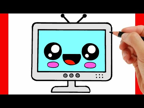 CÓMO DIBUJAR UNA TELEVISIÓN