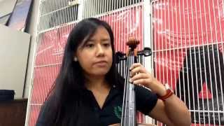 Mary has a little rolling along cello tutorial