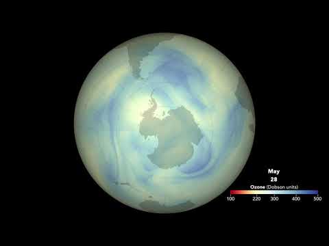 Substantial Antarctic Ozone Hole in 2021