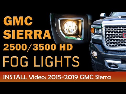 2015-2019 GMC Sierra 2500 HD / 3500 HD Fog Lights / SKU: WJ30-0428-09