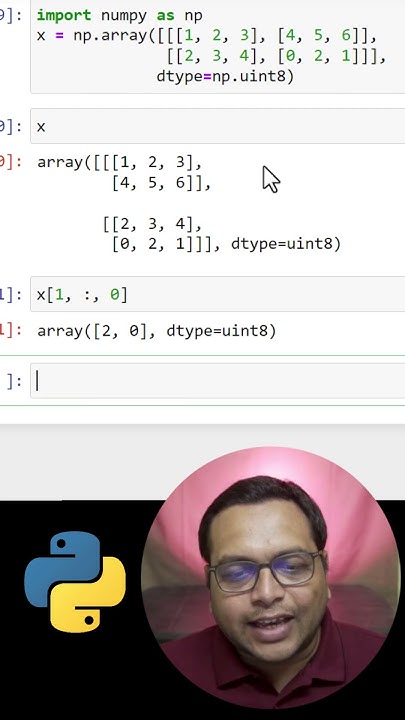 Python NumPy | 3D arrays Slicing and Dicing#shorts - YouTube