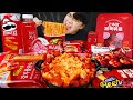 ASMR MUKBANG | Korean convenience store, fire noodle, fried chicken eating sound!