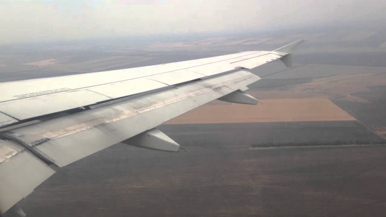 S7 1211 - Домодедово - Ставрополь / Airbus A319 / Arrival to Stavropol RWY 25