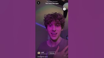 Spotify Artist Message From @JVKE -Spotify Wrapped 2022