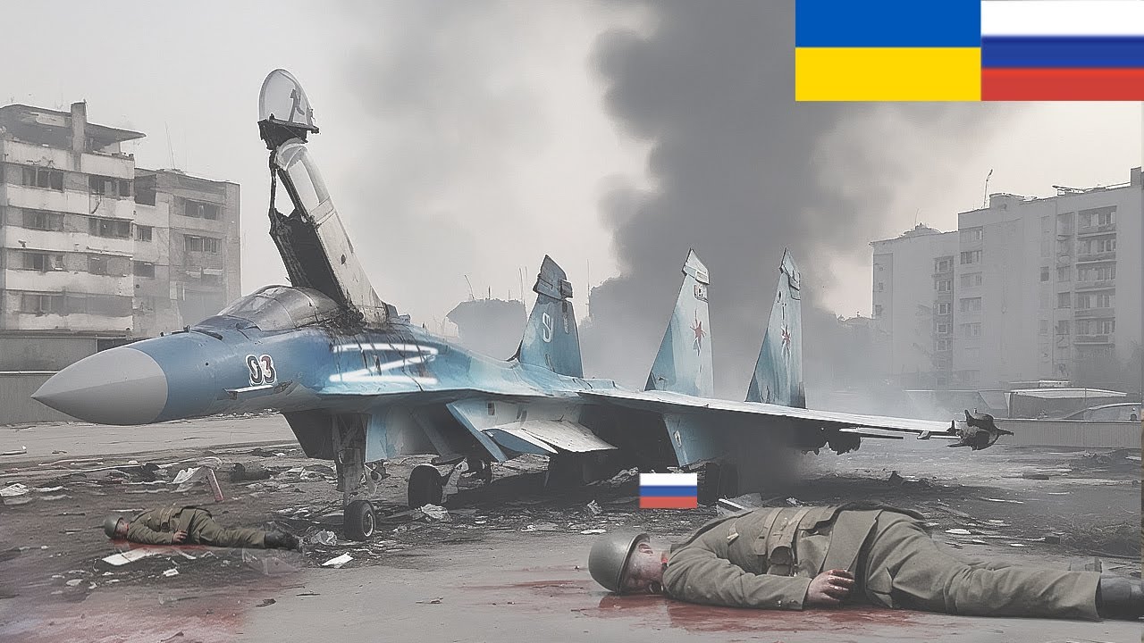 Scary moment! Russia loses expensive SU-33 fighter jet and top air force pilot in one day