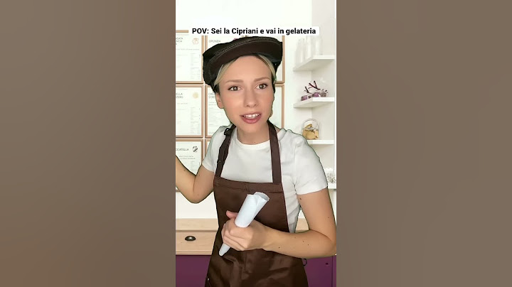POV: Sei la Cipriani e vai in gelateria
