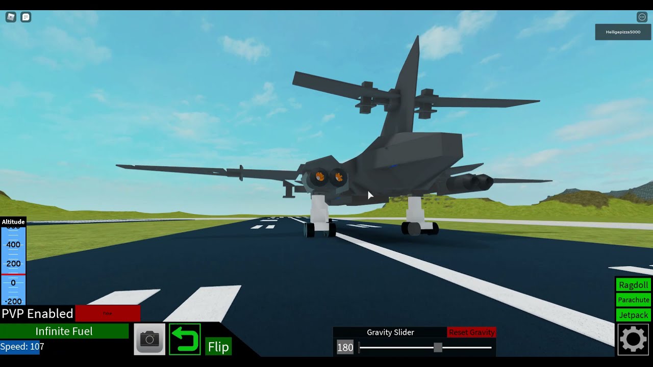 Plane crazy B1 Bomber Showcase YouTube