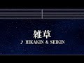 練習用カラオケ♬ 雑草 - ヒカキン&セイキン 【ガイドメロディ付】 インスト, BGM, 歌詞