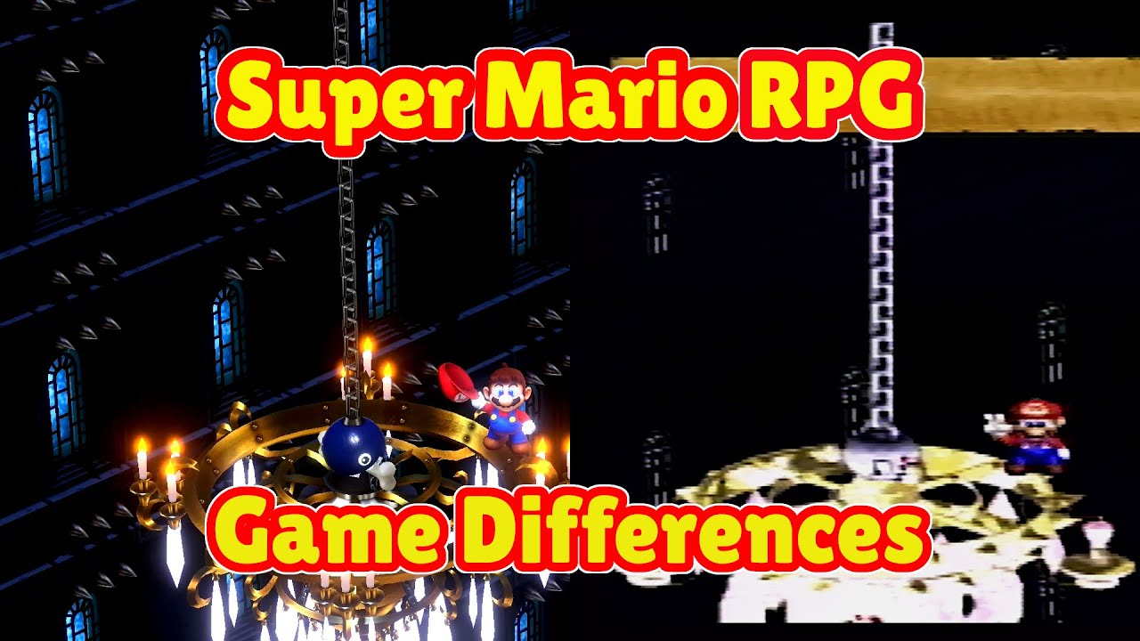 Super Mario RPG Remake: some of the changes