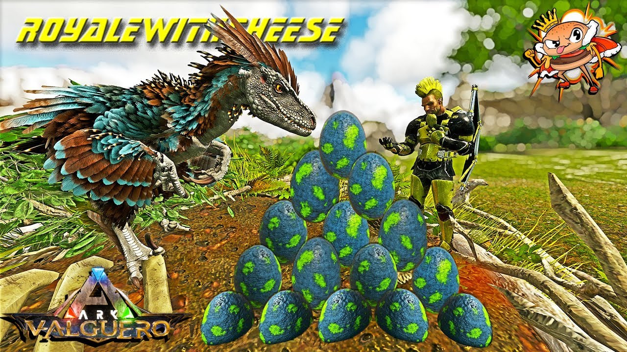 Max Level Deinonychus Eggs! How To Trap Farm Max Level Eggs! - Ark: Valguero Gameplay YouTube