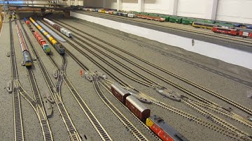 Arnhegen III (12) N-scale: Station IJsselGraaf with eleven tracks in full operation