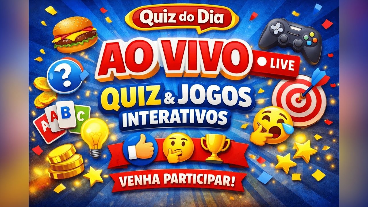AO VIVO 🔴 | Maratona de Quiz e Desafios