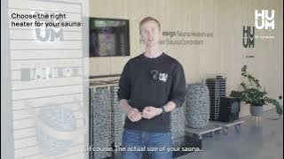 Using HUUM sauna calculator