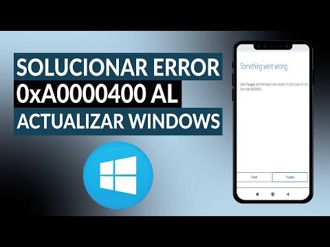 Cómo solucionar el error &#039;0xa0000400&#039; al actualizar WINDOWS 10 - Fácil y rápido