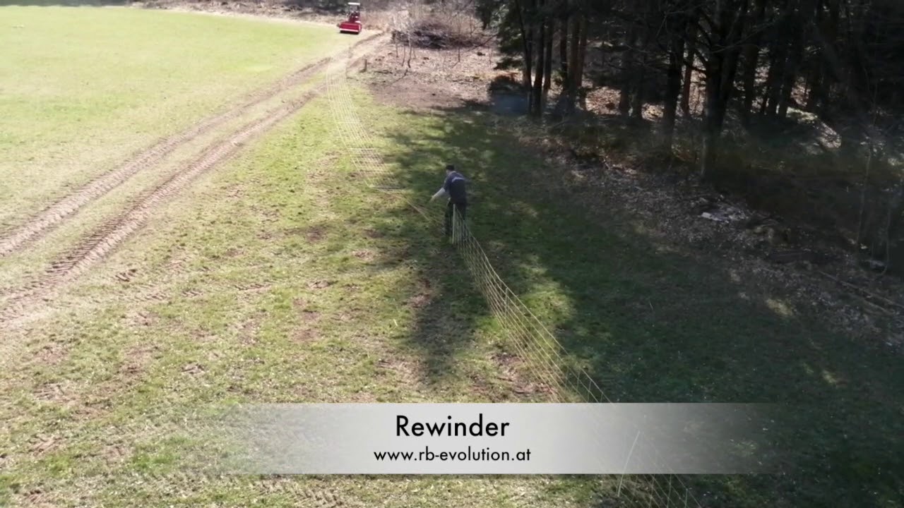 Aufbau eines Weidenetzes im Zeitraffer  mp4