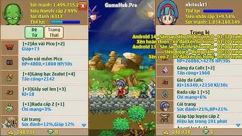 Ngọc Rồng Online - Mở Skill 3 Cho Đệ Msk Và Cái Kết Đắng