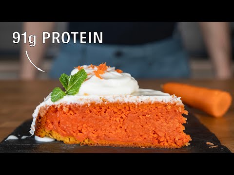 This Carrot Cake has 91g of Protein