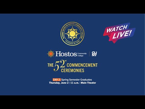 Hostos Community College - Class of 2022 Commencement Ceremony.