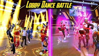 Lobby Dance Battle - Cobra VS Booyah | Free Fire.