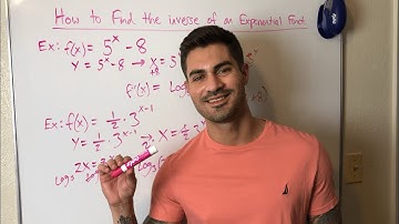 Finding the Inverse of an Exponential Function