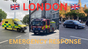 LONDON EMERGENCY RESPONSE COMPLIATION - Emergency Services Responding Throughout London! 🇬🇧💂